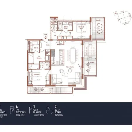 Antares Ursa 302 - Luxury Inski Out Apartment *